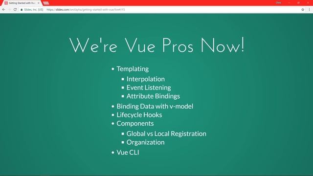 Getting Started with Vue.js: #25 Recap смотреть онлайн