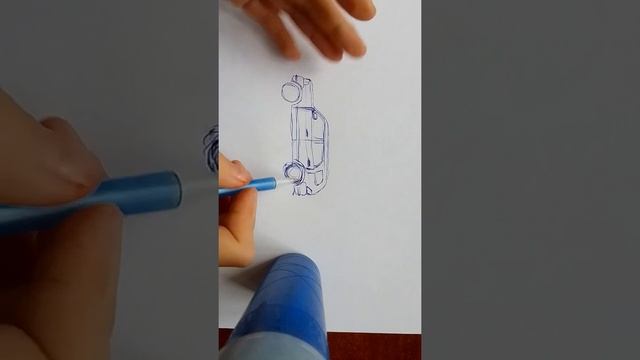 как нарисовать старую гоночную машину