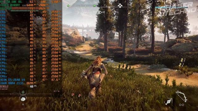 XEON E5 2640 V4 And RX 590 GME 8G Gaming Test