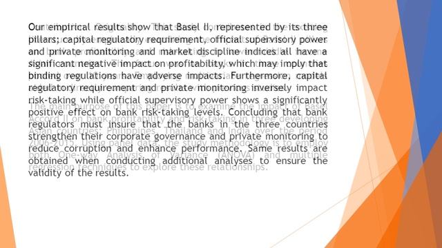 Consequences of Basel Accords on Bank Risk Taking and Profitability Evidence from Asian Countries смотреть онлайн