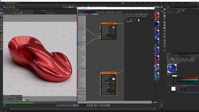 Create Stunning Car Paint Materials In Cinema 4D And Octane смотреть онлайн