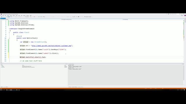 Handling alert windows with Selenium Webdriver and C#! смотреть онлайн