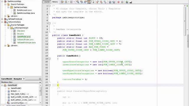 Java 2 - 08.0 Yahtzee - Game Model Creation (New) смотреть онлайн
