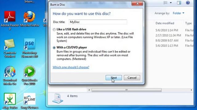 Windows 7 Tutorial Burning a CD or DVD Microsoft Training Lesson 6.8 смотреть онлайн