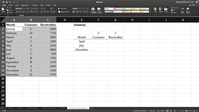 Excel - VLOOKUP with Named Range смотреть онлайн