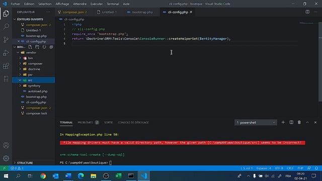 Comment installer et configurer Doctrine en le connectant à une base de données смотреть онлайн