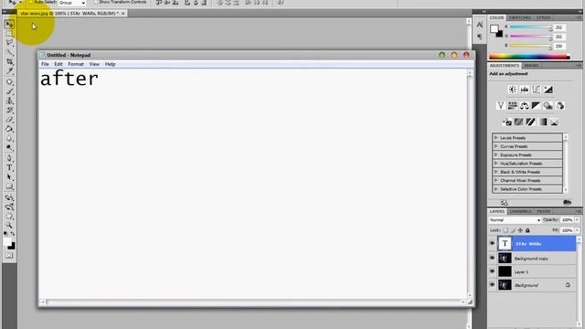 image inside text tutorial on photoshop cs4 смотреть онлайн