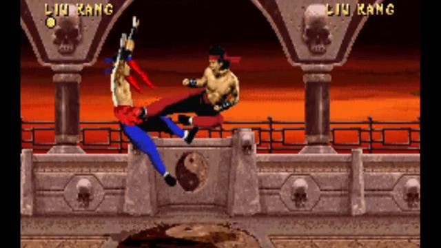 Mortal Kombat 2 LIU KANG Gameplay SNES Version Playthrough смотреть онлайн