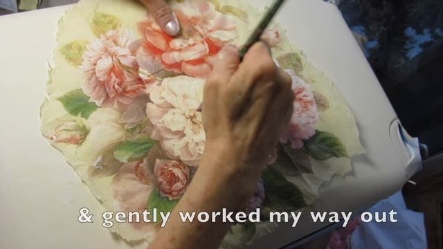 DIY Decoupage A Plastic Suitcase For Craft Supplies