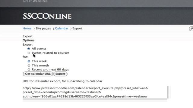 Moodle Calendar смотреть онлайн