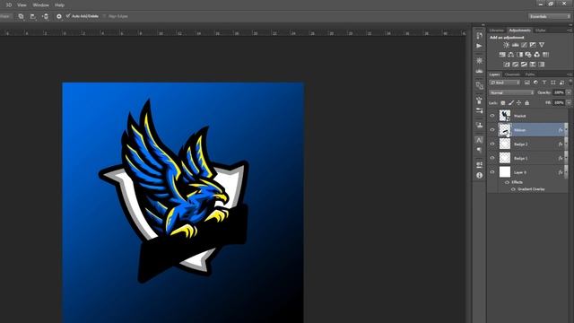 How to Make Gaming Logo | Photoshop Tutorial смотреть онлайн