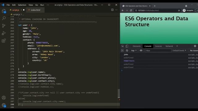 What is Optional Chaining in JavaScript | ES6 Operator | JavaScript смотреть онлайн