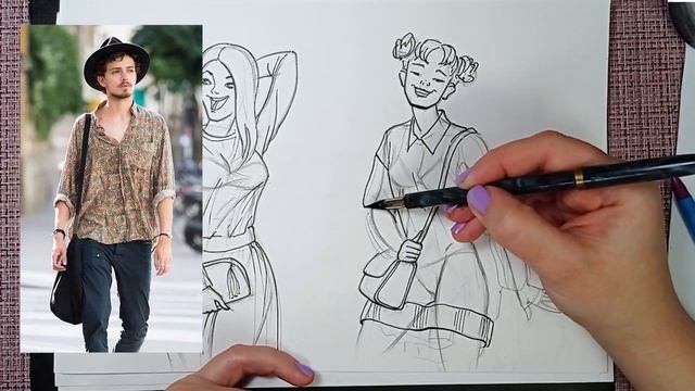 Как рисовать одежду. Учимся рисовать складки смотреть онлайн