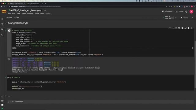 Graph and Beyond Lunch and Learn - The Second Course: ArangoDB PyG Adapter смотреть онлайн