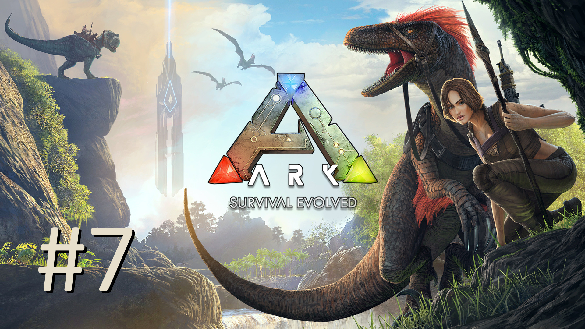 Играем в ARK: Survival Evolved - Island. Часть 7 (кооператив)