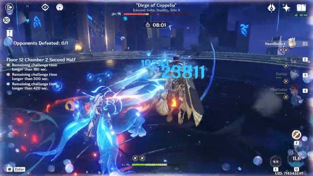 ♡ Spiral Abyss 4.2 Floor 12 (9 Stars) C0 NEUVILLETTE & C0 KAMISATO AYAKA -- Genshin Impact 4.2. ♡
