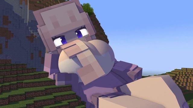 Giantess Growth #8 | Minecraft Animation (Part 1 & 2) (no sound) смотреть онлайн