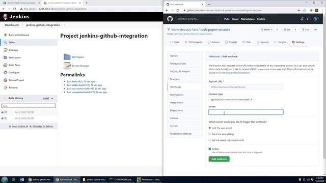 Jenkins GitHub Integration смотреть онлайн