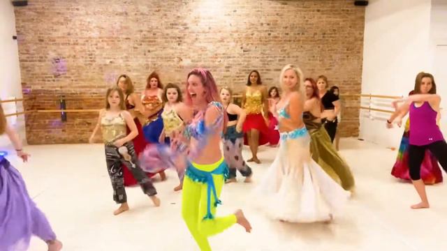 Belly Dance Choreography to Livin La Vida Loca - Part Three