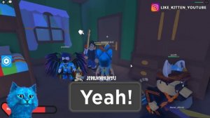 ? СУМАСШЕДШАЯ БАБУЛЯ против НАС в РОБЛОКС Страшная История Grandma Visit Story КОТЁНОК ЛАЙК и КИРЮХ