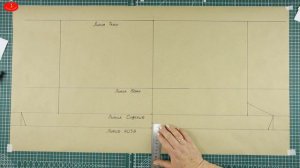 Чертеж базовой основы  ШОРТ-ПАНТАЛОН. По Мюллеру.