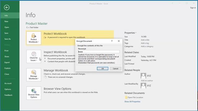 How to Remove Password protection for a Spreadsheet in Excel 2016 смотреть онлайн