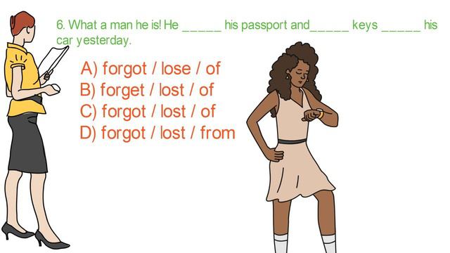 TEST YOUR ENGLISH GRAMMAR: Past Simple |Time expressions-Linking words and Prepositions смотреть онлайн