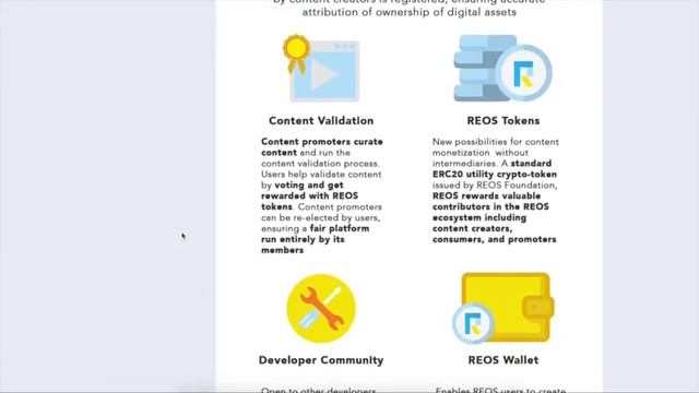 REOS - первый криптографических обменник цифрового, авторского контента смотреть онлайн