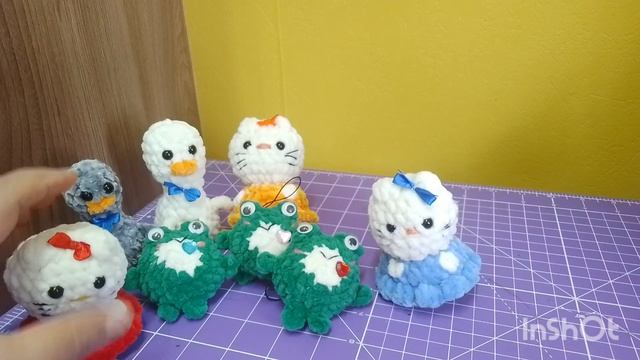 Остатки пряжи в дело с @ru2570 Отчёт 8. 8 маленьких игрушек из плюшевой пряжи! смотреть онлайн