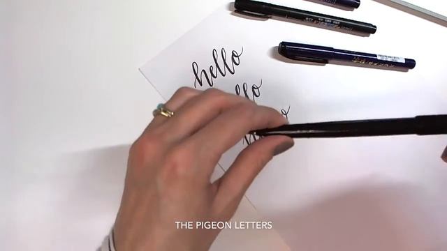 Brush Pen Comparison: Tombow, Kuretake, Pentel смотреть онлайн