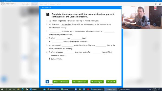 Present continuous vs Present Simple смотреть онлайн