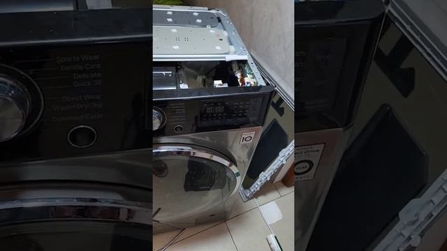 Clean LG truesteam 10.5/7Kgs #shorts смотреть онлайн