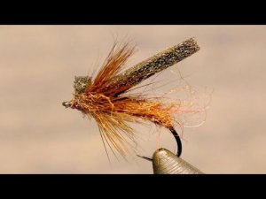 Flip Flop Dry Fly Variant. Сухая мушка из пенки.