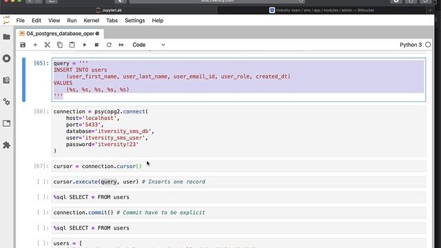 Mastering Python - Performing Database Operations - Example - Data Engineering смотреть онлайн