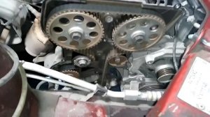 «ГТ» Лада Калина 1.4i (Приора) - замена ремня ГРМ, роликов и ремня ген/кондея!