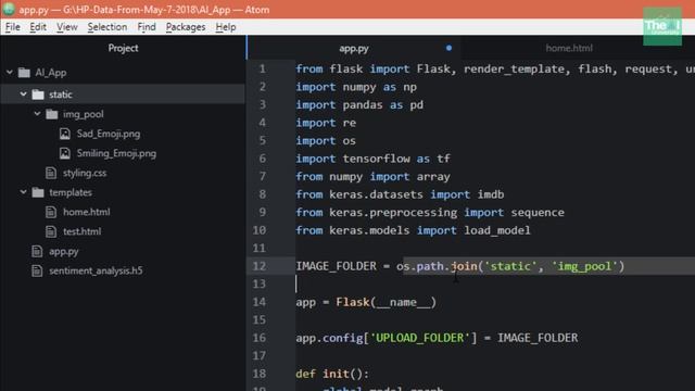 Sentiment Analysis using LSTM model & Flask web app | Flask Code Part - 1 смотреть онлайн