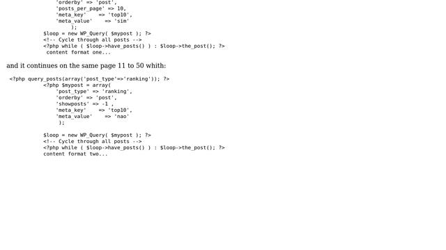 Wordpress: Query post order by post and desc not working смотреть онлайн