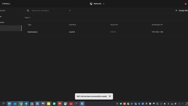 Настройка проброса портов из Интернета на TheWall.