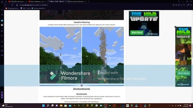 Minecraft java Aileron mod showcase смотреть онлайн