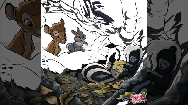 Happy Color | Paint By Number | Color By Number | Disney | Bambi #3 смотреть онлайн
