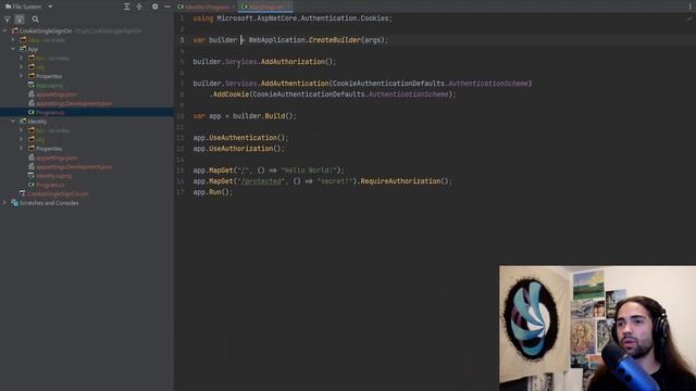 ASP.NET Core SSO with Cookie Authentication (.NET 7 Minimal Apis C#) смотреть онлайн