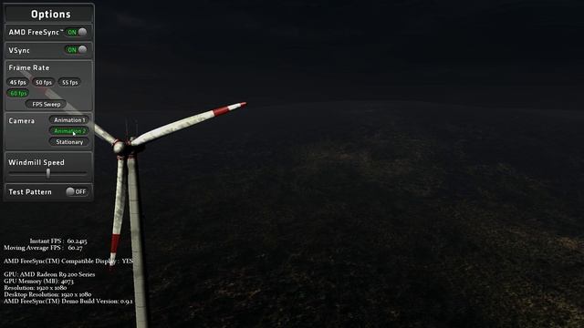 AMD FreeSync - Windmill Demo смотреть онлайн