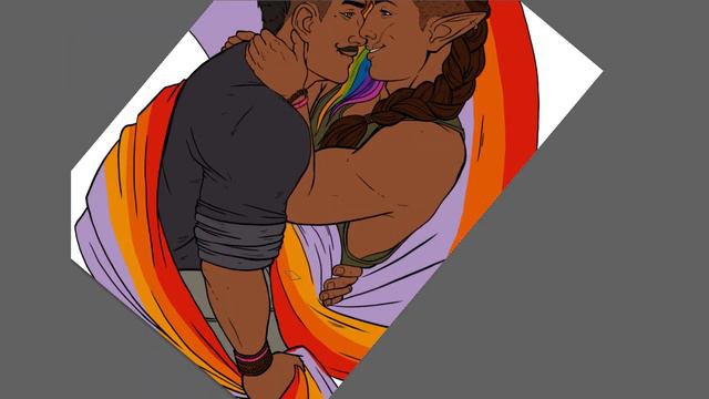 Elven's Commissions #004 [Time Lapse] ◽ Mah'ri Lavellan & Dorian Pavus - Simple Halfbody Portrait смотреть онлайн