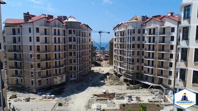Еврострой ЖК "ЧЕРНОМОРСКИЙ 2" Динамика строительства Июль 2018 смотреть онлайн