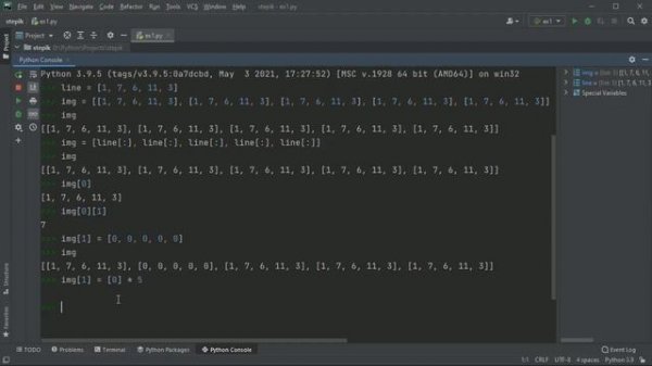 ?Python c 0 #32: Вложенные списки, многомерные списки (Python для начинающих с канала selfedu)