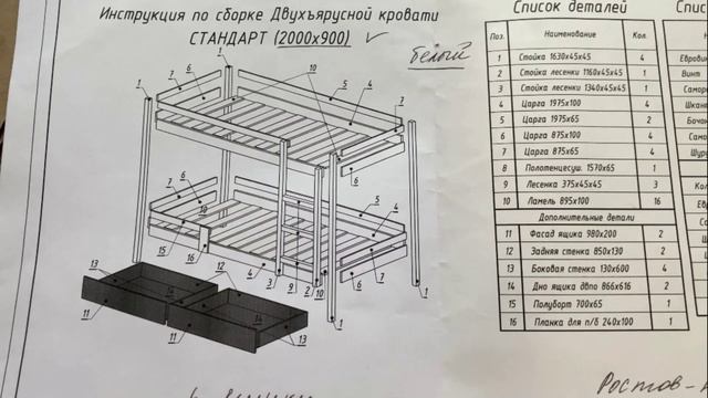 Сборка двухъярусной кровати смотреть онлайн