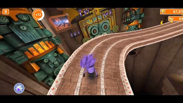 Despicable me Minion rush Evil minion El Macho Battle and run Downtown gameplay ios android смотреть онлайн