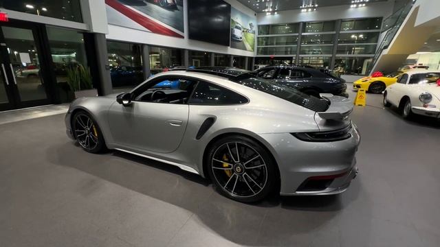 New 2024 Porsche 911 Turbo S Coupe 640 Hp | GT Silver | SportDesign |