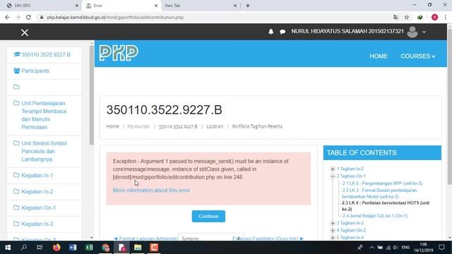 Exception - Argument 1 passed to message_send() must be an instance of core\message .. Error LK PKP смотреть онлайн