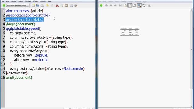 How to create tables from external files Excel or others using Latex.avi смотреть онлайн